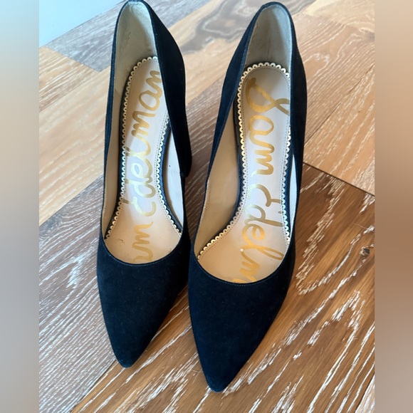 Sam Edelman Shoes - Sam Edelman Halton black suede block heel